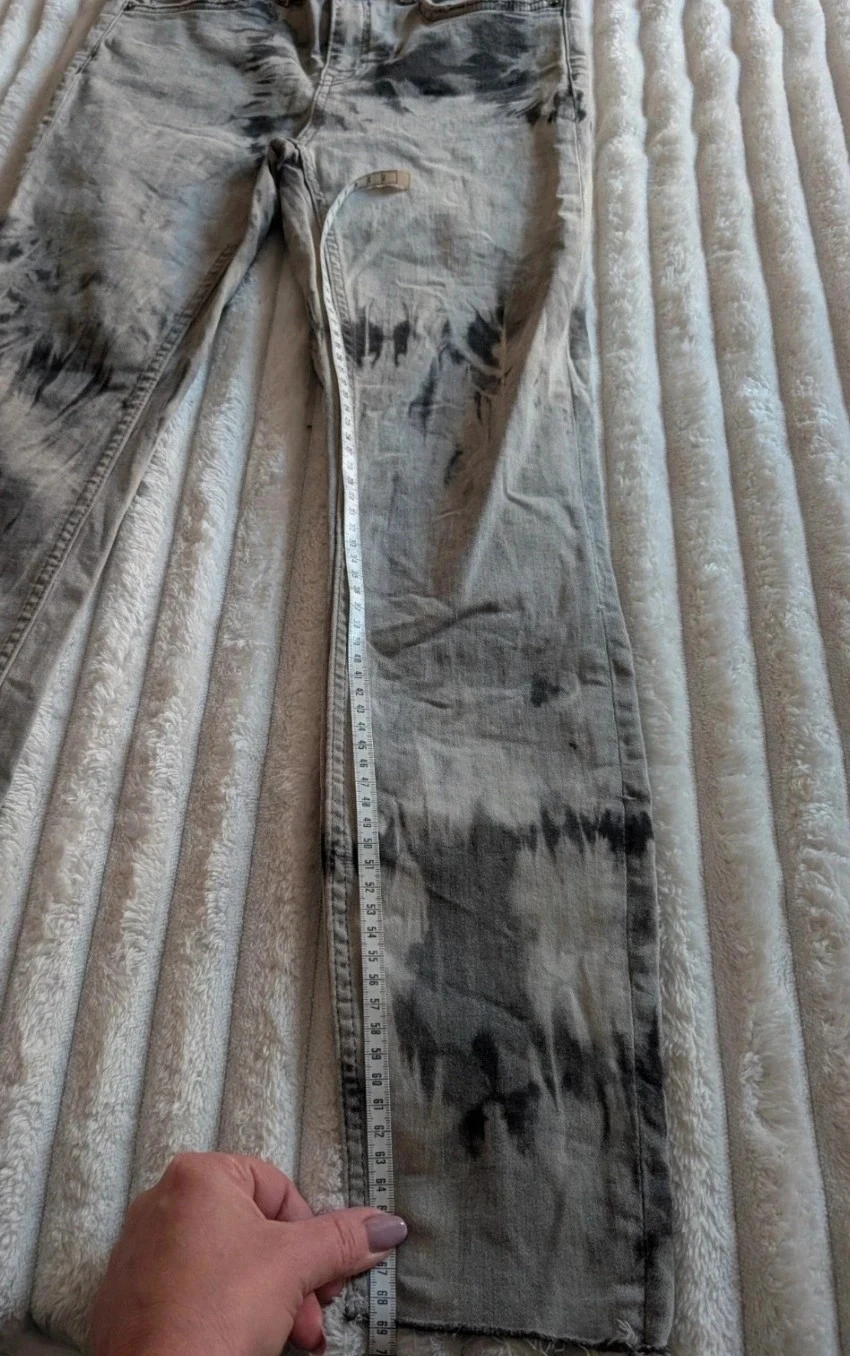 Magnífico Jeans skinny efeito tie-dye / desbotado Zara – photo 8